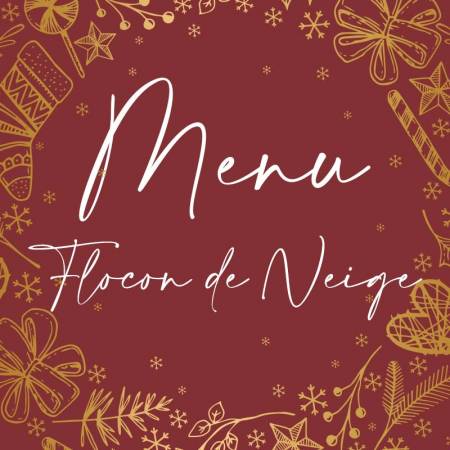 Photo non contractuelle - MENU EN FÊTE - Jardin de Noël