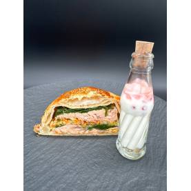 A LA CARTE - La pithiviers de saumon épinards