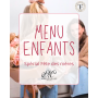 MENU FETE DES MERES EN LIVRAISON - ENFANT - 30 et 31 Mai 2026