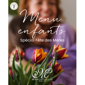 MENU FETE DES MERES EN LIVRAISON - ENFANT - 30 et 31 Mai 2026
